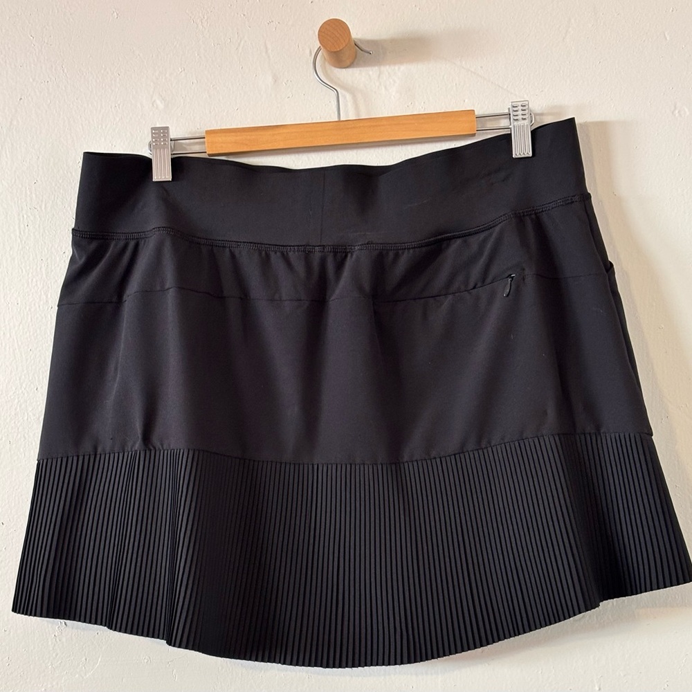 adidas Women's Sport Performance Primegreen Tennis Golf Black Skort Sz. XL - Picture 5 of 14